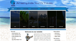 Desktop Screenshot of amazingindiatourntravels.com